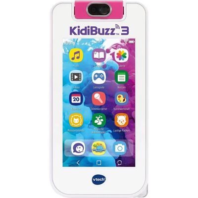 VTECH KidiBuzz - Biztonságos gyereküzenetküldő, Rózsaszín, 19 alkalmazás, 5" képernyő VTECH KidiBuzz - Biztonságos gyereküzenetküldő, Rózsaszín, 19 alkalmazás, 5" képernyő