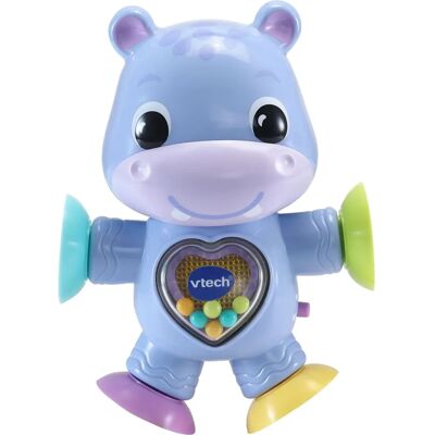 VTECH Juguete para bebé - Hora de comer con hipopótamo de ventosa - Juguete interactivo VTECH Juguete para bebé - Hora de comer con hipopótamo de ventosa - Juguete interactivo