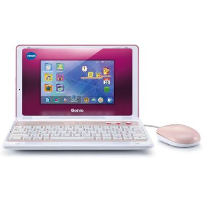 VTECH Genio Lernlaptop XL - Pink Kinder-Computer mit 40 Lernspielen VTECH Genio Lernlaptop XL - Pink Kinder-Computer mit 40 Lernspielen
