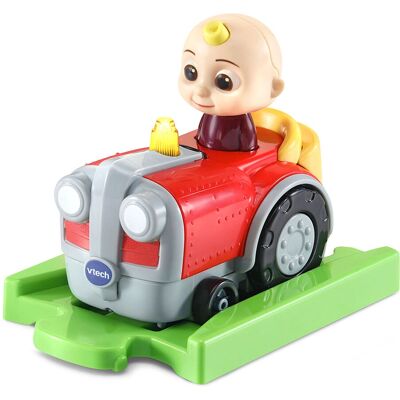 VTech 558104 - Játékszerkezet fénnyel és hangokkal - Tartalmaz sín darabot - CoComelon Traktor VTech 558104 - Játékszerkezet fénnyel és hangokkal - Tartalmaz sín darabot - CoComelon Traktor