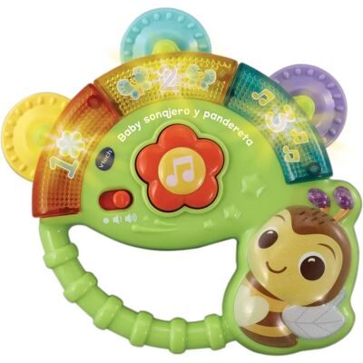 Vtech Bébé Musique Abeille Lumières Tambourin Interactif - Rassel Musicale - Publicité Vtech Bébé Musique Abeille Lumières Tambourin Interactif - Rassel Musicale - Publicité