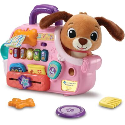 VTech Baby Cutie Puppy Carrier - Interactive Role-Play Toy with Accessories VTech Baby Cutie Puppy Carrier - Interactive Role-Play Toy with Accessories