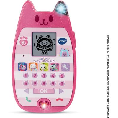 Smartphone Éducatif Gabby de Vtech - Rose - Jouet pour Enfants - Publicité Smartphone Éducatif Gabby de Vtech - Rose - Jouet pour Enfants - Publicité