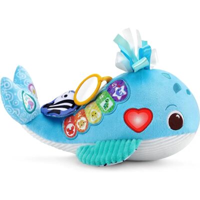 VTech Baby Snuggly Sounds Whale - Babys lek med musik & texturer VTech Baby Snuggly Sounds Whale - Babys lek med musik & texturer