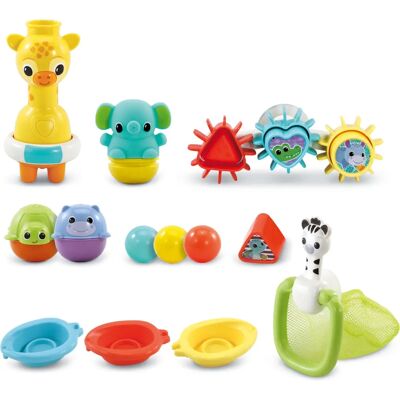 VTech Baby Max-Coffret de Bain Jouets Multi-Activité - Girafe Mécanique pour Bébé - Pour Enfants 5 Mois à 5 Ans VTech Baby Max-Coffret de Bain Jouets Multi-Activité - Girafe Mécanique pour Bébé - Pour Enfants 5 Mois à 5 Ans