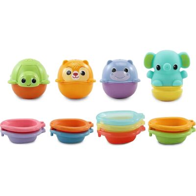 VTech Stack & Splash Bathtime Boats - Baby Bath Toy Set VTech Stack & Splash Bathtime Boats - Baby Bath Toy Set