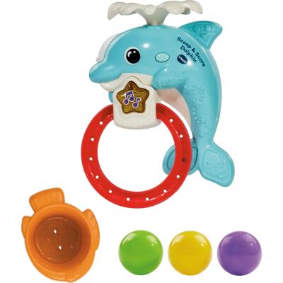 VTech Scoop & Score Dolphin - Bath Toy with Hoop & Balls VTech Scoop & Score Dolphin - Bath Toy with Hoop & Balls