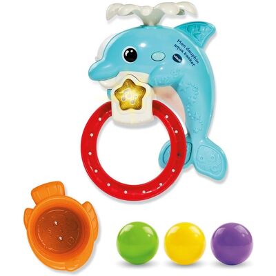 Jouet de bain Vtech pour bébé - Jeu éducatif avec dauphin Jouet de bain Vtech pour bébé - Jeu éducatif avec dauphin