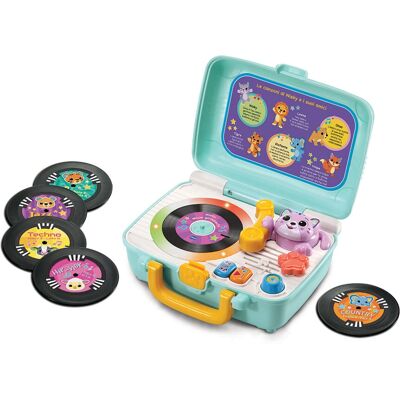 VTech Wisky Micio Giradischi - Giocattolo musicale per bambini VTech Wisky Micio Giradischi - Giocattolo musicale per bambini