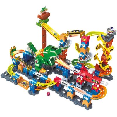 VTECH Marble Rush - Magnetyczny Zestaw Dino Przygodowy XL400E - 100 Elementów VTECH Marble Rush - Magnetyczny Zestaw Dino Przygodowy XL400E - 100 Elementów