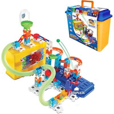 Vtech Marble Rush Caixa de Armazenamento - 70 Peças - Caixa para Circuito de Bolinhas Vtech Marble Rush Caixa de Armazenamento - 70 Peças - Caixa para Circuito de Bolinhas