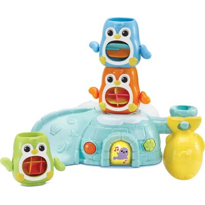 VTech Baby Stapel & Spetter Pinguïns - Baby Speelgoed VTech Baby Stapel & Spetter Pinguïns - Baby Speelgoed