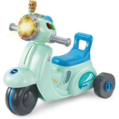 VTech 2-in-1 Loopscooter - Educatief Speelgoed - Om te bouwen tot Driewieler - Blauw VTech 2-in-1 Loopscooter - Educatief Speelgoed - Om te bouwen tot Driewieler - Blauw