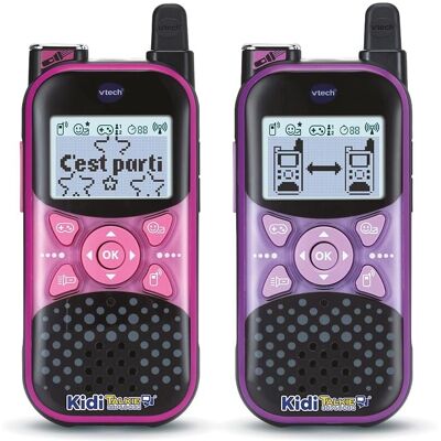 Set de 2 Talkies Walkies Vtech Kidi Explorer Rose et Violet Set de 2 Talkies Walkies Vtech Kidi Explorer Rose et Violet