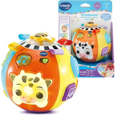 Juguete para bebés Vtech - Formas de animales y texturas coloridas - Pelota interactiva Juguete para bebés Vtech - Formas de animales y texturas coloridas - Pelota interactiva