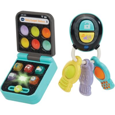 VTech Baby Gadget-Set - Schlüssel & Telefon mit Tierfreunden VTech Baby Gadget-Set - Schlüssel & Telefon mit Tierfreunden