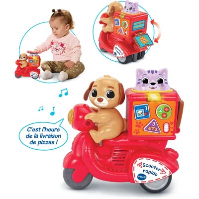 VTech Baby Press & Go Scooter Rapido - Trottinette pour bébé VTech Baby Press & Go Scooter Rapido - Trottinette pour bébé