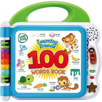 LeapFrog Learning Friends 100 Words Book - Educational Toy with Lights & 2 Song LeapFrog Learning Friends 100 Words Book - Educational Toy with Lights & 2 Song
