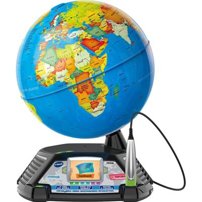 VTech Giramondo - Mappa del mondo interattiva con penna e schermo 2,7" - Giocattolo educativo VTech Giramondo - Mappa del mondo interattiva con penna e schermo 2,7" - Giocattolo educativo