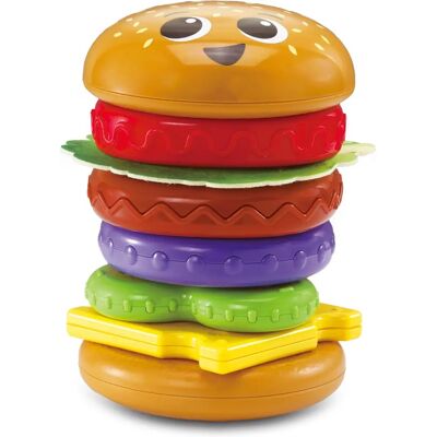 VTech Build-a-Burger - Shape Sort, Stacking & Sorting Toy VTech Build-a-Burger - Shape Sort, Stacking & Sorting Toy