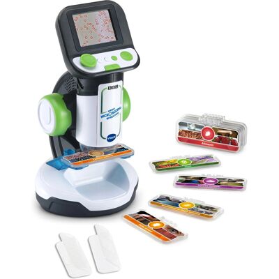 Microscopio digitale per bambini VTech con schermo a colori da 2,4" - Giocattolo educativo Microscopio digitale per bambini VTech con schermo a colori da 2,4" - Giocattolo educativo