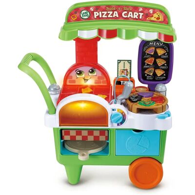 LeapFrog Build-a-Slice Pizza Cart - Toy Kitchen Set LeapFrog Build-a-Slice Pizza Cart - Toy Kitchen Set