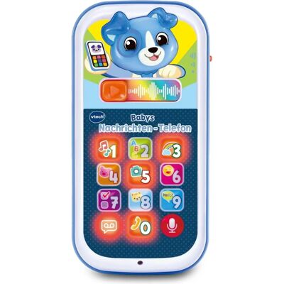 VTech Babys Nachrichten-Telefon - Erstes Babytelefon mit Aufnahmefunktion VTech Babys Nachrichten-Telefon - Erstes Babytelefon mit Aufnahmefunktion