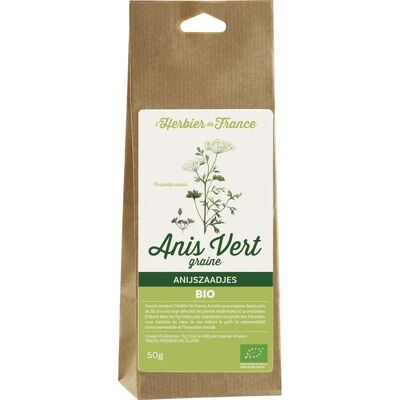 Semillas de anís verde Herbier de France - 50 g Semillas de anís verde Herbier de France - 50 g