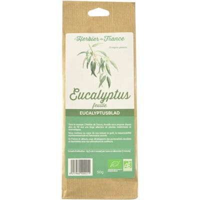 Herbier de France Feuilles d'Eucalyptus - Herbe - 50g - Résistant aux Extrêmes - Publicité Herbier de France Feuilles d'Eucalyptus - Herbe - 50g - Résistant aux Extrêmes - Publicité