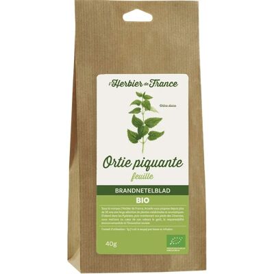 Herbier de France Hojas de ortiga - 40g Producto herbal Herbier de France Hojas de ortiga - 40g Producto herbal