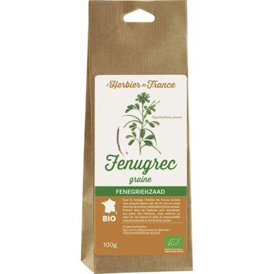 Herbier de France Graines de fenugrec 100 g - Graines - Publicité Herbier de France Graines de fenugrec 100 g - Graines - Publicité