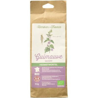 Herbier de France Racines de Guimauve - Plante Émolliente - 50g - Publicité Herbier de France Racines de Guimauve - Plante Émolliente - 50g - Publicité