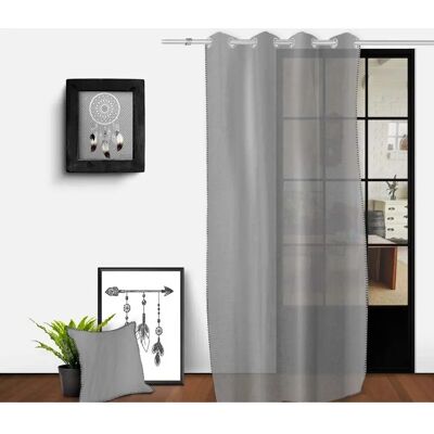 Soleil D'Ocre Model Sheer Curtains Grey - Curtain Soleil D'Ocre Model Sheer Curtains Grey - Curtain