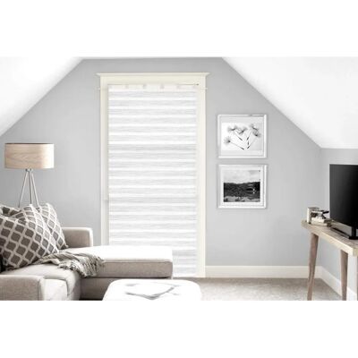Soleil d'ocre Louis Bise-Bise - Polyester - Blanc - 90 x 200 cm - Machine Bise-Bise Soleil d'ocre Louis Bise-Bise - Polyester - Blanc - 90 x 200 cm - Machine Bise-Bise