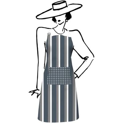 SH0P&CITY - Lisbonne - Blu-Grigio-Bianco - 60x80 cm - Apron SH0P&CITY - Lisbonne - Blu-Grigio-Bianco - 60x80 cm - Apron