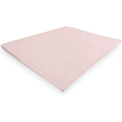 Drap en coton percale Camille Soleil d'ocre - 240x300 cm - Rose - Publicité Drap en coton percale Camille Soleil d'ocre - 240x300 cm - Rose - Publicité