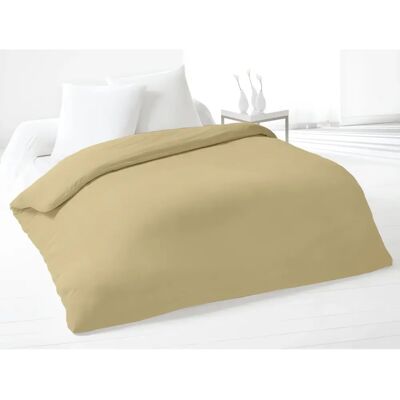 Housse de couette en coton beige SH0P&CITY - 220x240 cm - Publicité Housse de couette en coton beige SH0P&CITY - 220x240 cm - Publicité