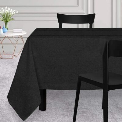 Shop&City Rechthoekige tafelkleed 150x250cm Venise noir - Tafelkleed Shop&City Rechthoekige tafelkleed 150x250cm Venise noir - Tafelkleed