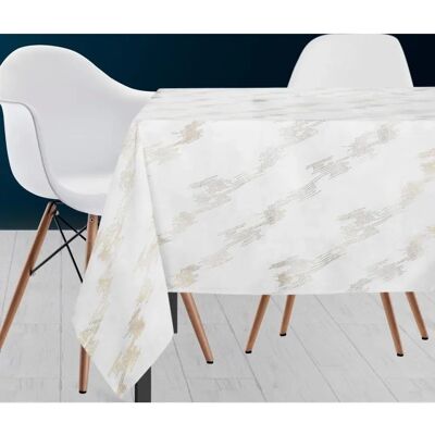 Soleil d'Ocre Mantel de Mesa Blanco Festivo - 140x300cm Soleil d'Ocre Mantel de Mesa Blanco Festivo - 140x300cm