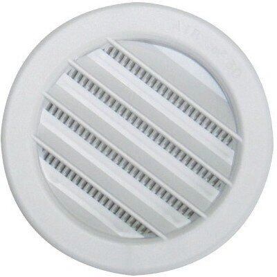 Grille de ventilation en PVC DMO - Diamètre 100mm - Ronde - Blanc - Publicité Grille de ventilation en PVC DMO - Diamètre 100mm - Ronde - Blanc - Publicité