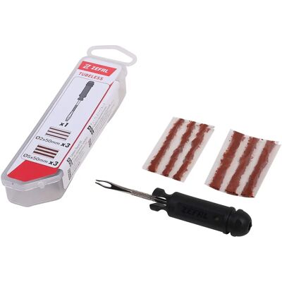Zefal Repair Kit - 6 pcs - White - Tubeless Zefal Repair Kit - 6 pcs - White - Tubeless