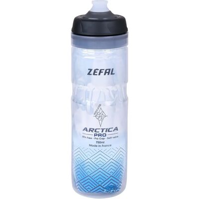 Zefal Grau/Blau 750ml Thermo Flasche - Pro Cap System Zefal Grau/Blau 750ml Thermo Flasche - Pro Cap System