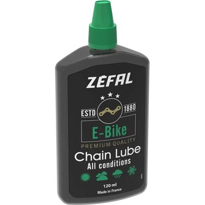 Lubrificante de corrente de bicicleta Zefal - Verde/Preto - 120 ml - Lubrificante para correntes de bicicleta Lubrificante de corrente de bicicleta Zefal - Verde/Preto - 120 ml - Lubrificante para correntes de bicicleta