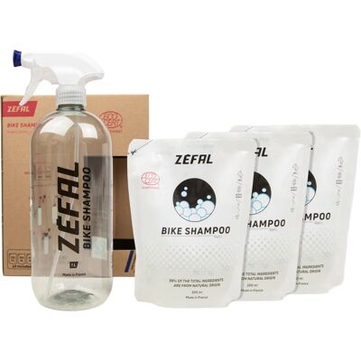 Kit Shampoing Vélo Zefal - Naturel, EcoCert, 3L Kit Shampoing Vélo Zefal - Naturel, EcoCert, 3L