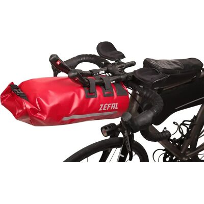Zefal Z Adventure Aero 8L Sac étanche pour vélo - Rouge - Publicité Zefal Z Adventure Aero 8L Sac étanche pour vélo - Rouge - Publicité