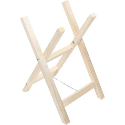 Provence Outillage Cavalletto in legno pieghevole - Supporto per ciocchi Provence Outillage Cavalletto in legno pieghevole - Supporto per ciocchi