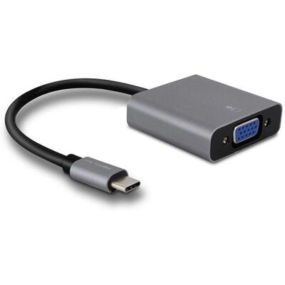 Mooov Adaptateur - USB-C vers VGA - Gris - Adaptateur Mooov Adaptateur - USB-C vers VGA - Gris - Adaptateur