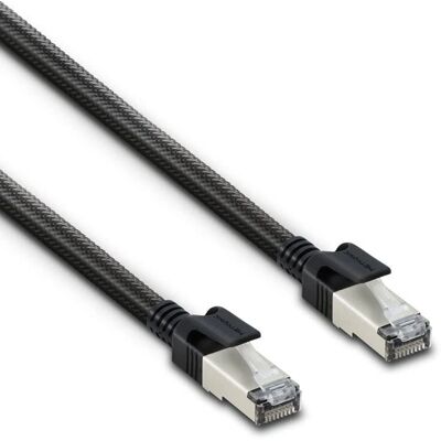 Cable Ethernet CAT8 Metronic - Negro, 1.5m Cable Ethernet CAT8 Metronic - Negro, 1.5m