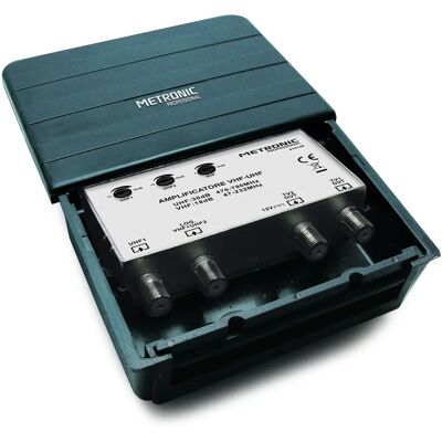 Metronic Modello 414140 Amplificatore TV da esterno - Amplificatore TV Metronic Modello 414140 Amplificatore TV da esterno - Amplificatore TV