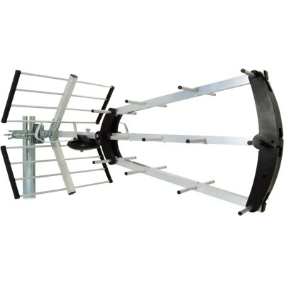 Antena exterior Metronic 415047 TV/UHF com filtro 4G - 13 elementos - 20 dB Antena exterior Metronic 415047 TV/UHF com filtro 4G - 13 elementos - 20 dB
